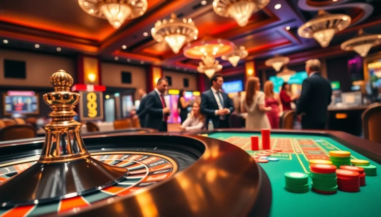 Jouer à casino en ligne belgique avec des jetons colorés et une ambiance festive.